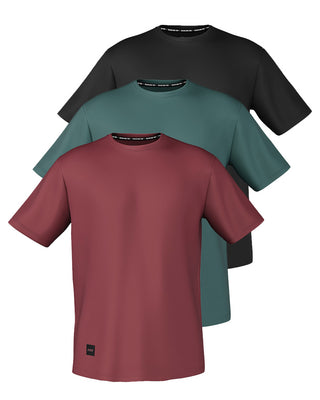 Men's Running Tee- Cabernet