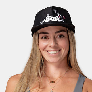 Running Trucker Hat- All Luck Black