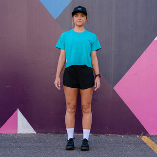 Women's Boxy Tee: Columbia