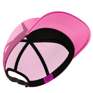 Running Trucker Hat- Bolt Pink