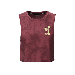 Women's Muscle Tee: Ruby Wine