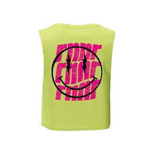 Women's Muscle Tee: Sunny Lime